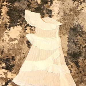 Lace white dress